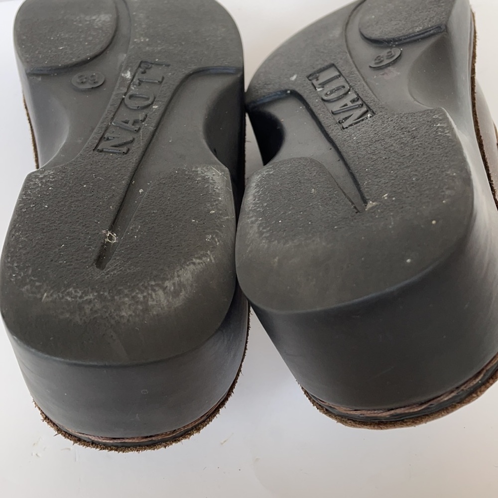 NAOT sz 39 brown leather clog - Picture 4 of 9